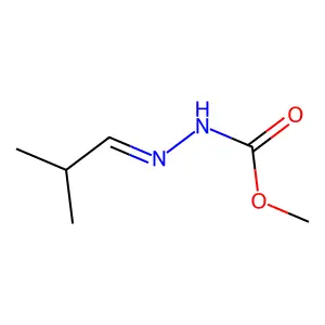 methyl N-(2-methylpropylideneamino)carbamate structure