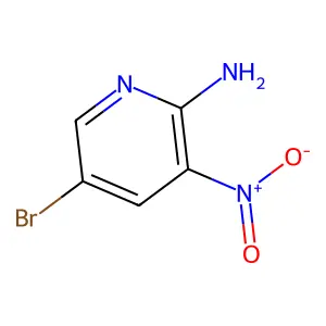 2-Amino-5-bromo-3-nitropyridine structure