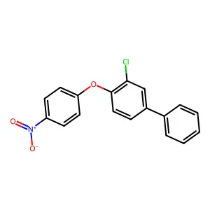 3-Chloro-4-(4-nitrophenoxy)biphenyl structure
