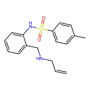 4-methyl-N-[2-[(prop-2-enylamino)methyl]phenyl]benzenesulfonamide structure
