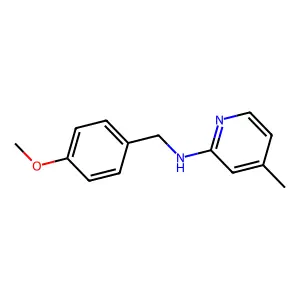 N-(4-methoxybenzyl)-4-methylpyridin-2-amine structure