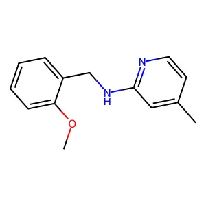 (2-Methoxy-benzyl)-(4-methyl-pyridin-2-yl)-amine structure