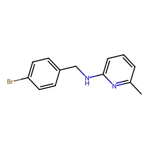 N-(4-bromobenzyl)-6-methylpyridin-2-amine structure