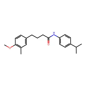 4-(4-methoxy-3-methylphenyl)-N-(4-propan-2-ylphenyl)butanamide structure