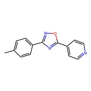 4-[3-(4-Methylphenyl)-1,2,4-oxadiazol-5-yl]pyridine structure