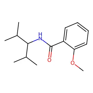N-(2,4-dimethylpentan-3-yl)-2-methoxybenzamide structure