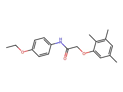 N-(4-ethoxyphenyl)-2-(2,3,5-trimethylphenoxy)acetamide structure