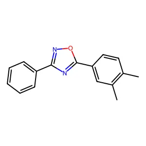 5-(3,4-Dimethylphenyl)-3-phenyl-1,2,4-oxadiazole structure
