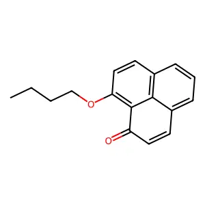 1H-Phenalen-1-one,9-butoxy- structure