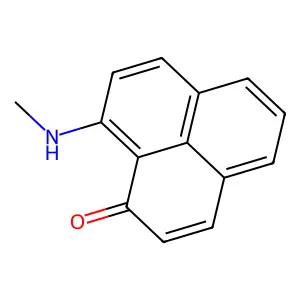 Phenalen-1-one, 9-methylamino- structure