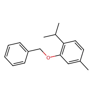 苄基百里酚醚 structure
