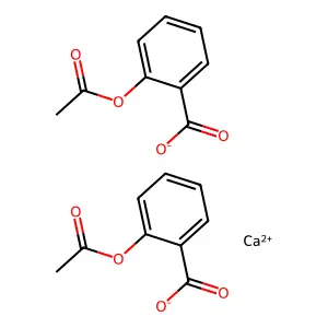 Calcium aspirin structure