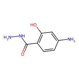 4-氨基水杨酰肼 structure