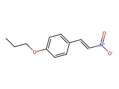 1-(2-Nitroethenyl)-4-propoxybenzene structure