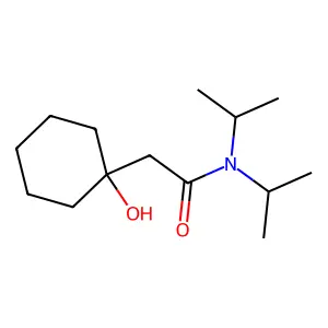 2-(1-Hydroxycyclohexyl)-n,n-di(propan-2-yl)acetamide structure