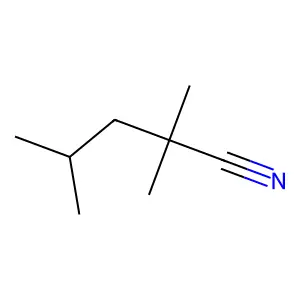 2,2,4-Trimethylpentanenitrile structure