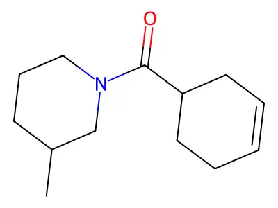 1-(3-Cyclohexen-1-ylcarbonyl)-3-methylpiperidine structure