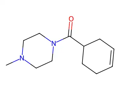 1-(3-Cyclohexen-1-ylcarbonyl)-4-methylpiperazine structure