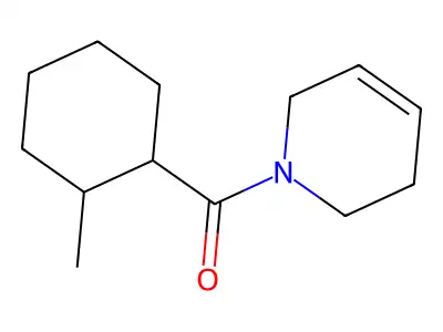 1,2,3,6-Tetrahydro-1-((2-methylcyclohexyl)carbonyl)pyridine structure