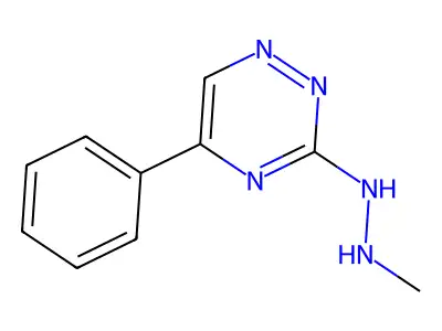 as-Triazine, 3-(2-methylhydrazino)-5-phenyl- structure