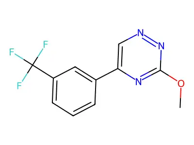 as-Triazine, 3-methoxy-5-(alpha,alpha,alpha-trifluoro-m-tolyl)- structure