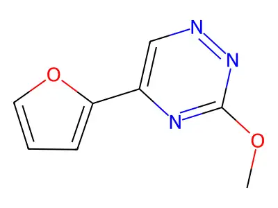 as-Triazine, 5-(2-furyl)-3-methoxy- structure