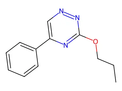 as-Triazine, 5-phenyl-3-propoxy- structure