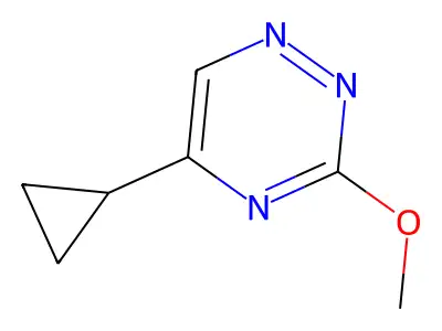as-Triazine, 5-cyclopropyl-3-methoxy- structure