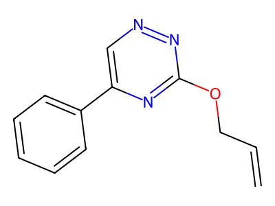 as-Triazine, 3-(allyloxy)-5-phenyl- structure
