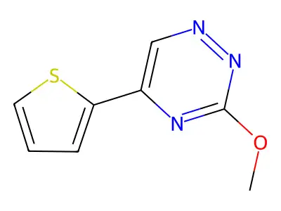 as-Triazine, 3-methoxy-5-(2-thienyl)- structure