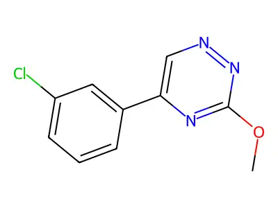 as-Triazine, 5-(m-chlorophenyl)-3-methoxy- structure