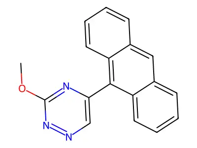 as-Triazine, 5-(9-anthracenyl)-3-methoxy- structure