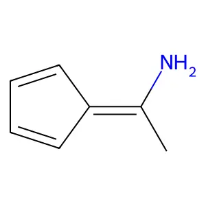 6-Amino-6-methylfulvene structure