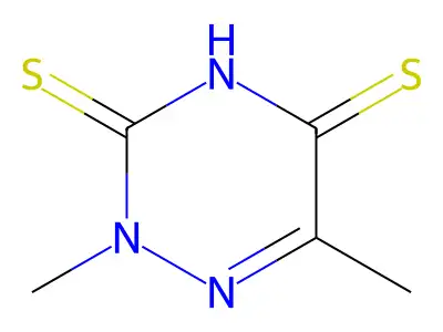 1,5-Dimethyl-2,4-dithio-6-aza-uracil structure