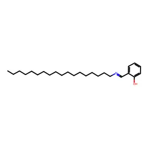 2-[(Octadecylimino)methyl]phenol structure