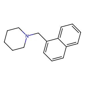 Piperidine, 1-(1-naphthylmethyl)- structure