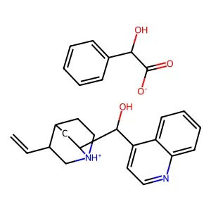 羟基(苯基)乙酸-金鸡纳-9-醇(1:1) structure