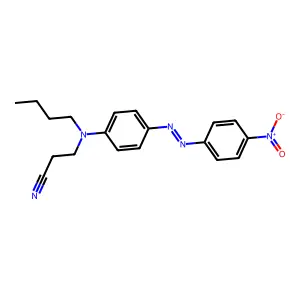 Propanenitrile, 3-[butyl[4-[2-(4-nitrophenyl)diazenyl]phenyl]amino]- structure