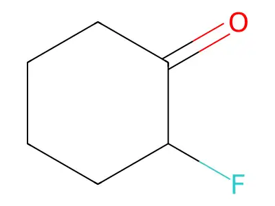 (2R)-2-fluorocyclohexan-1-one structure