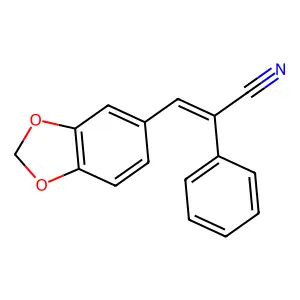Piperonyliden-benzyl-cyanid structure