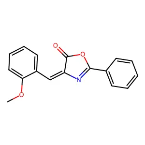 4-(2-Methoxy-benzylidene)-2-phenyl-4H-oxazol-5-one structure
