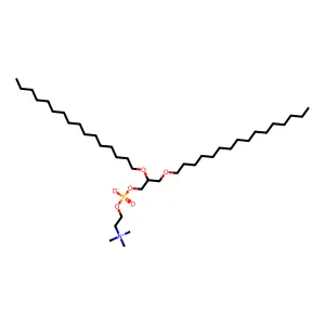 2,3-Bis(hexadecyloxy)propyl 2-(trimethylammonio)ethyl phosphate structure