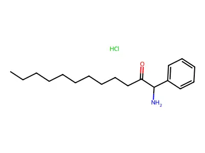 1-Amino-1-phenyldodecan-2-one--hydrogen chloride (1/1) structure