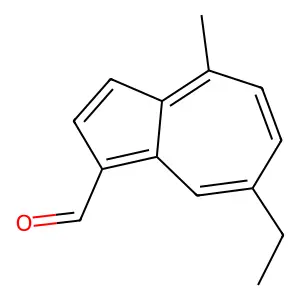 7-乙基-4-甲基-1-薁甲醛 structure