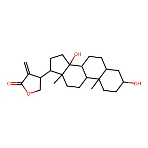 22-Methylene-20,22-dihydrodigitoxigenin structure