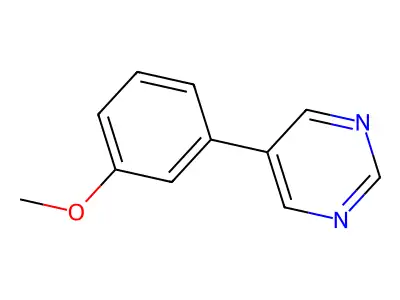 5-(3-Methoxyphenyl)pyrimidine structure