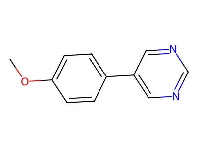 5-(4-Methoxyphenyl)pyrimidine structure