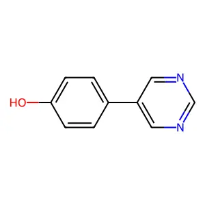 4-(5-Pyrimidinyl)phenol structure