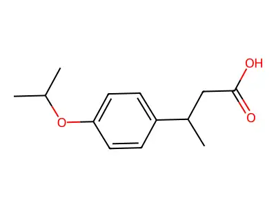 3-(4-Isopropoxyphenyl)butanoic acid structure