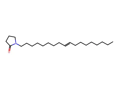 2-Pyrrolidinone, 1-(9-octadecenyl)- structure